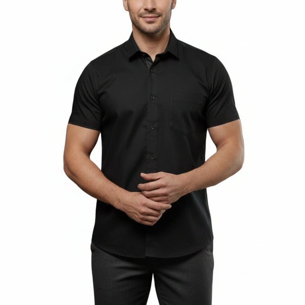 Camisa Para Hombre Manga Corta Casual Y Elegante
