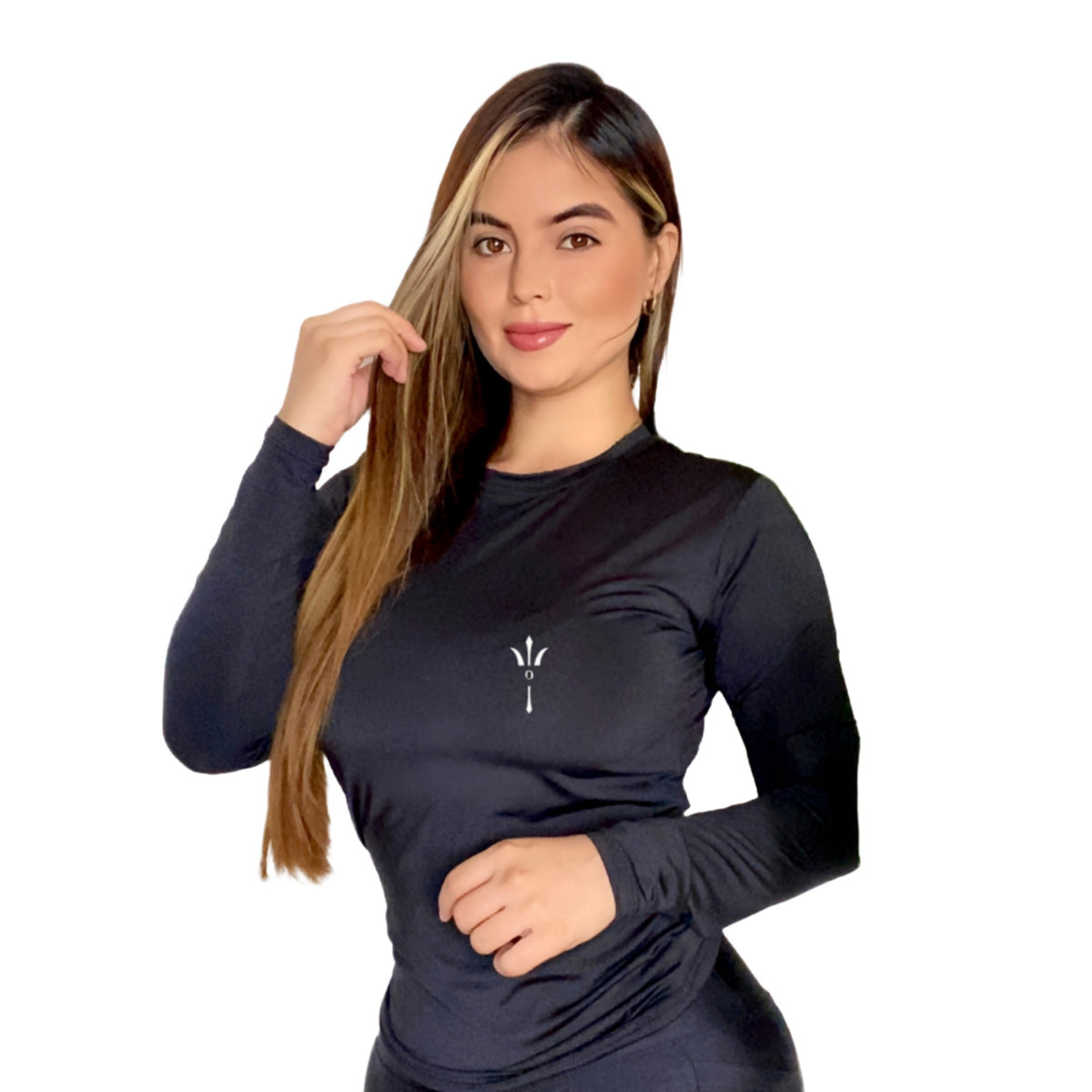 Camibuso Dama Manga Larga En Licra Para Deportes Y Natación