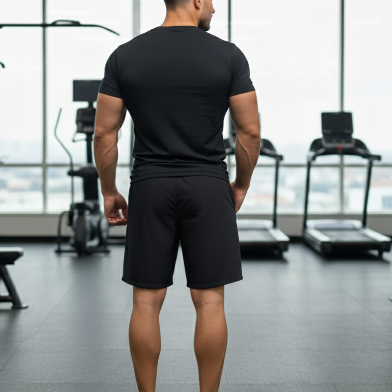 Pantaloneta Deportiva Hombre Fit Licrada